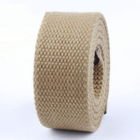 Men's Outdoor Sports Belt Canvas Adjustable Casual Buckle Belt Tiger