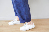 Korean Style Fashion Coconut Tree Bib Pants Plus Size Casual Pants Loose Print Three-Color In