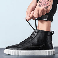 British Style Men'S Leather Boots