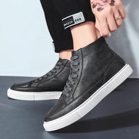 British Style Men'S Leather Boots