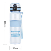 UZSPACE BPA FREE Tritan sports water bottle with wide mouth and 1-click