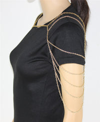 Shoulder Chain Metal Multi-layer Body Chain Europe And America