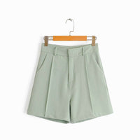 Wide Leg High Waist Shorts, Short Pants, Women'S Summer Loose Straight Five-Point Pants, Summer Suit Pants, Women'S Thin Section