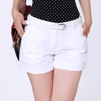 Women'S Casual Pants Women'S Mid-Waist All-Match Cotton Outer Wear Five-Point Pants Solid Color Leggings