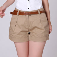 Women'S Casual Pants Women'S Mid-Waist All-Match Cotton Outer Wear Five-Point Pants Solid Color Leggings