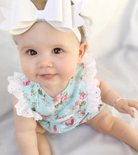Children's Clothing AliExpress Supply Summer Floral Romper No Hair Accessories