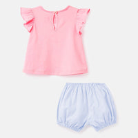 Girls' Suit Knitted Cotton Children's Suit