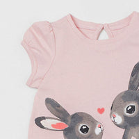 Fashion Cartoon Sleeveless Cotton Girl Suit