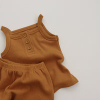 Baby Summer Sleeveless Camisole Briefs