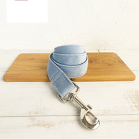 Blue cowboy pet dog collar