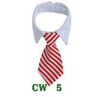 Pet Neck Tie Dog Tie Striped Bib Scarf Bow Knot