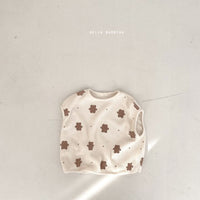 Baby Bear Print Suit Baby Two-Piece Cotton