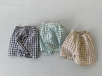 Two-Piece Set Of Cute Casual Cotton T-Shirt Shorts For Boys And Girls