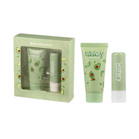 Heng Fang Shi Jing, Avocado, Strawberry, Peach, Hand Cream, Lip Balm, A Set Of Moisturizing And Moisturizing Students.