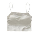 Pure Color Sling Vest Women Spring And Summer With A Chest Pad Tube Top Tide