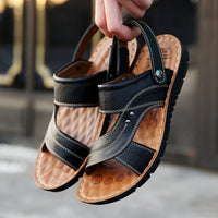 Men's Casual Leather Beach Sandals