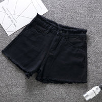 Denim Shorts Women's Summer  Korean Version Of Loose Wide-Legged Wild Thin High-Waisted Hot Pants