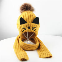 Knitted hat suit