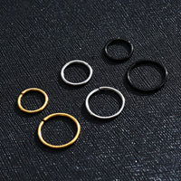 Stainless Steel Round Nose Nail Body Puncture Hypoallergenic