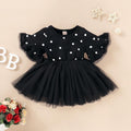 Western Polka Dot Bouffant Net Gauze Skirt Female Baby Fashion
