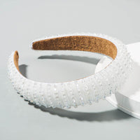 Heming Headband European And American Hand-Woven Crystal Headband Baroque Sponge Hair Bundle Korean Version Of The Net Red Sen Hair Accessories