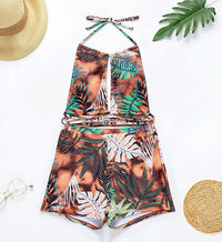 Swimsuit New Multi-rope Cross Bikini Amazon Europe and America Boxer Swimsuit High Waist