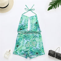 Swimsuit New Multi-rope Cross Bikini Amazon Europe and America Boxer Swimsuit High Waist