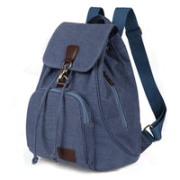 Women's Canvas Backpack Vintage Students School Bags