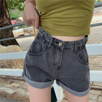 Students Leisure A Word Show Thin Joker Bf Hyuna Wind Wide Leg Hot Pants Tide