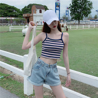 Students Leisure A Word Show Thin Joker Bf Hyuna Wind Wide Leg Hot Pants Tide