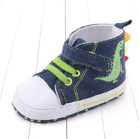 Baby Shoes Non Slip Soft Sole Cartoon Dinosaur Velcro