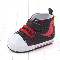 Baby Shoes Non Slip Soft Sole Cartoon Dinosaur Velcro