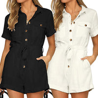 Casual Women's Jumpsuit Women's Summer Fashion Wide Leg Pants