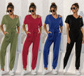 Summer New Style Off The Shoulder V Neck Jumpsuit