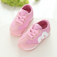 Mesh Sneakers, Breathable Lace-Up Children's Fly-Knit Shoes