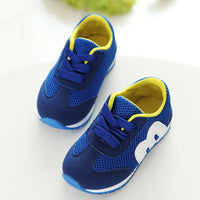 Mesh Sneakers, Breathable Lace-Up Children's Fly-Knit Shoes