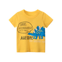 Printed Boy's t-shirt Short-sleeved Korean Fashion Children's Bottoming Shirt Moisture Wicking