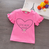 Baby Half-sleeved Children's Tops For Children And Middle-aged Children
