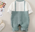 Sleeve Casual Green Spring And Autumn Warm Single-Breasted Jumpsuit