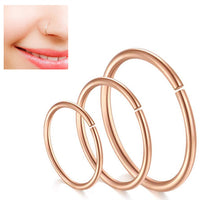 Stainless Steel Round Nose Nail Body Puncture Hypoallergenic