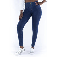Jeans Sports Leggings Women'S High Waist Hip Body Pants Summer Dance Yoga Fitness Pants
