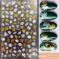Japanese Three-dimensional 5D Embossed Nail Stickers