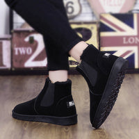 Men's Snow Boots Thickened And Velvet Warm Cotton Shoes