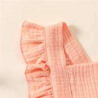 Multicolor Foam Cotton Strap Romper