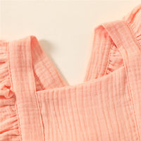 Multicolor Foam Cotton Strap Romper