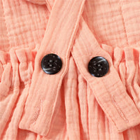 Multicolor Foam Cotton Strap Romper