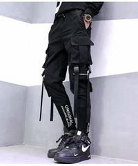 French Overalls Male Hiphop Hiphop Function Wind Super Fire Cec Paratrooper Pants