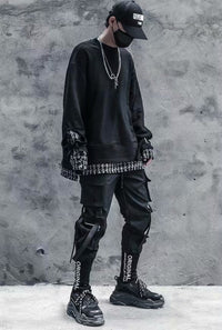 French Overalls Male Hiphop Hiphop Function Wind Super Fire Cec Paratrooper Pants