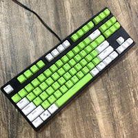 F-87 Mechanical Keyboard Type-C Line Isolated White PBT keycap