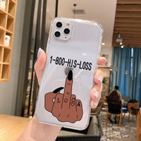 Personalized Girl Phone Case Transparent Tpu